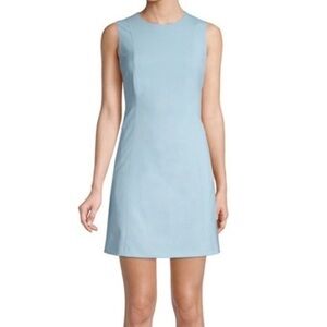 Theory Blue Sleeveless Sheath Dress